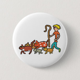 Herding Cats 2 Inch Round Button