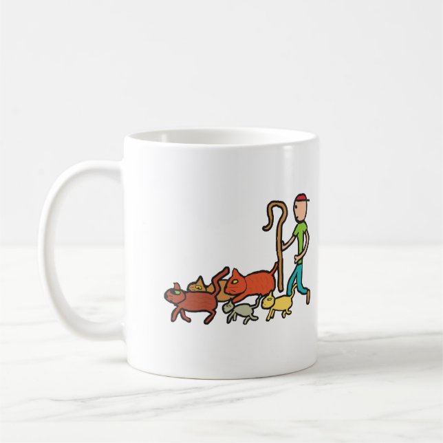 Herding Cats Coffee Mug (Left)