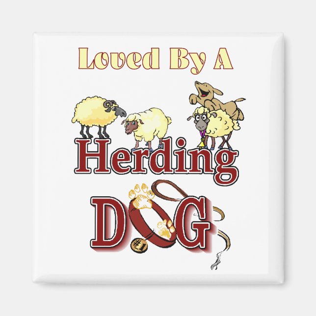 Herding Dog Owners Gifts Magnet (Front)