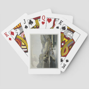 Herds of Bison and Elk on the Upper Missouri, plat Playing Cards