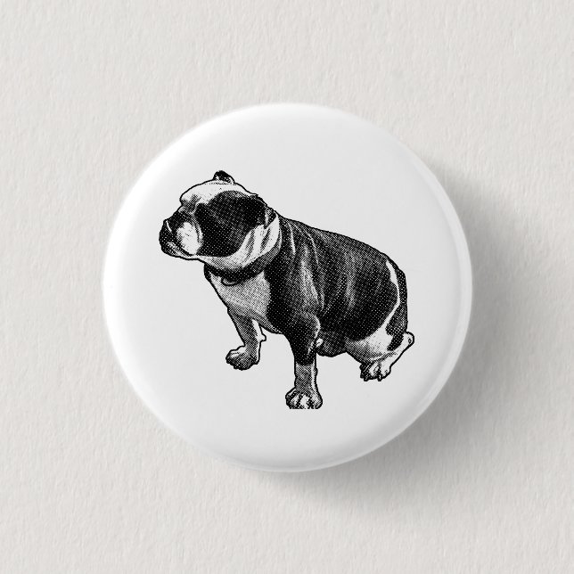 Here and Steady 1 Inch Round Button (Front)