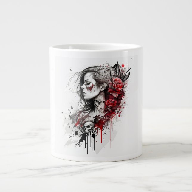 Here are some title suggestions for kitchen and di large coffee mug (Front)