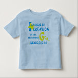 Here By Creation Eng Toddler T-shirt<br><div class="desc">Instilling the divine identity at an early age is an absolute necessity.</div>