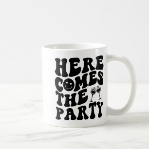 Here Come The Bride Party Retro Groovy Bachelorett Coffee Mug