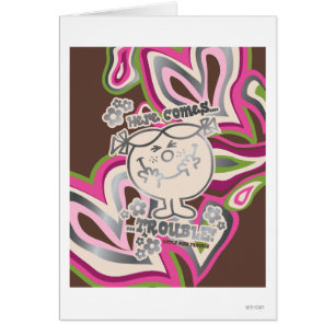 Here Come Trouble   Neon Background