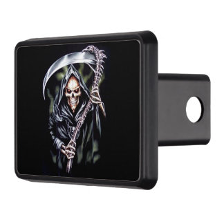 Here Comes Grim Trailer Hitch Cover
