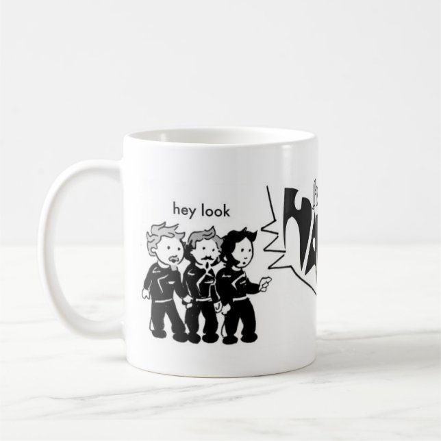 Here Comes HardArt mug (Left)