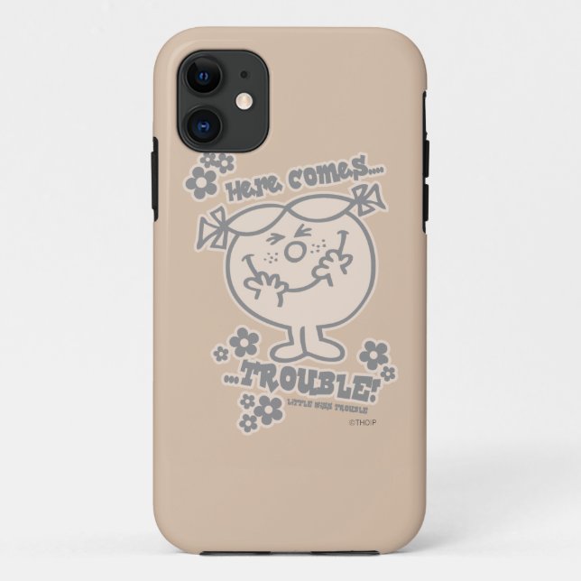 Here Comes Little Miss Trouble Case-Mate iPhone Case (Back)