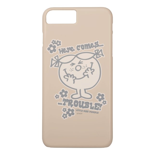 Here Comes Little Miss Trouble Case-Mate iPhone Case (Back)