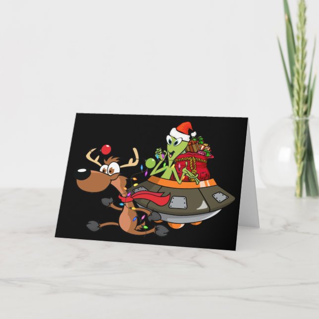 HERE COMES SANTA CLAUS CARD (Front)