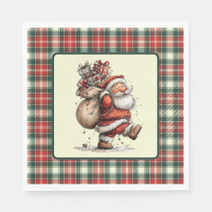 Here Comes Santa Claus Napkin