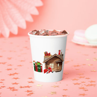 Here Comes Santa Claus Paper Cups