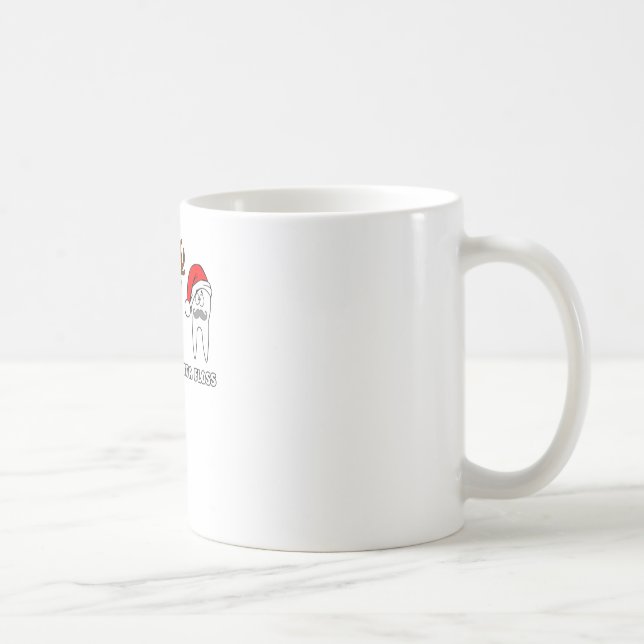 Here Comes Santa Floss Christmas New Year Teeth Coffee Mug (Right)