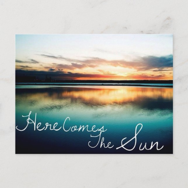 Here Comes Sun Postcard (Front)