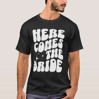 Here Comes The Bride Groovy Bach Retro Bachelorett T-Shirt