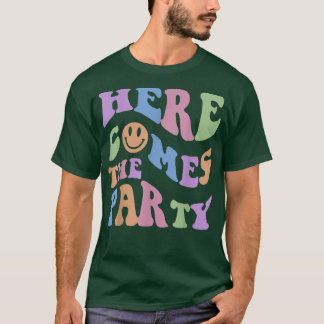 Here Comes The Bride Wedding Ring Bearer Flower Gi T-Shirt