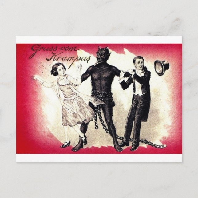 Here Comes The Krampus 3 Postcard (Front)