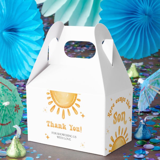 Here Comes The Son Baby Shower Favor Box (Party)