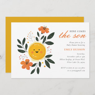 Here Comes the Son Baby Shower Invitation
