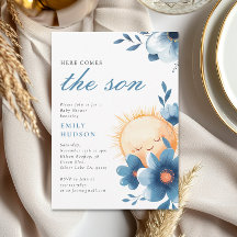 Here Comes the Son Baby Shower