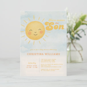 Here Comes the Son Baby Shower Invitation 🌞✨
