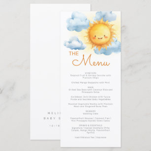 Here Comes The Son Baby Shower Menu