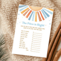 Here Comes the Son Baby Shower Price is Right Game