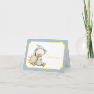 Here Comes the Son Baby Shower Thank You Card