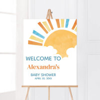 Here Comes the Son Baby Shower Welcome