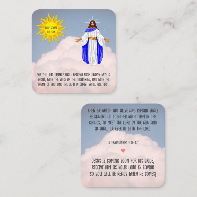 Here Comes the Son Card (Front/Back)