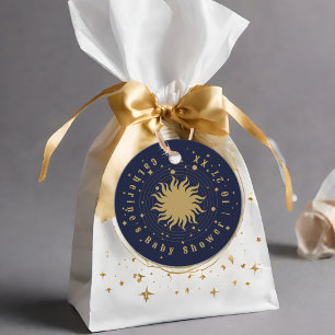 Here Comes The Son   Celestial Baby Shower Favour Tags