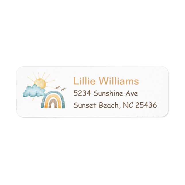 Here Comes The Son Return Address Labels (Front)