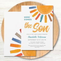 Here Comes the Son Sun Baby Shower 