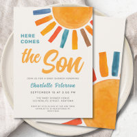 Here Comes the Son Sunshine Baby Shower
