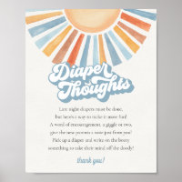 Here Comes the Son Sunshine Diaper Thoughts Game