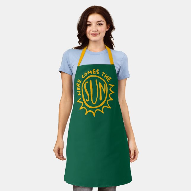 Here comes the sun apron (Worn)