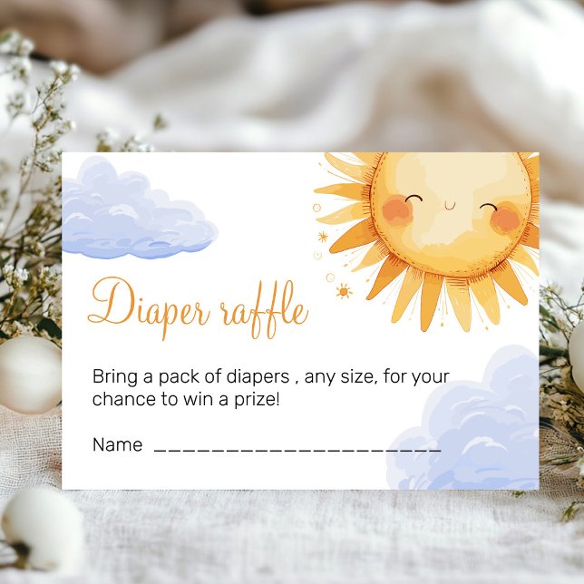 Here comes the Sun baby shower invitation  (Sun baby shower invitation )