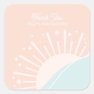 Here Comes The Sun Classic Square Sticker