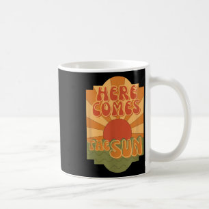 Here Comes The Sun, Hippie Boho Summer, Retro Coffee Mug