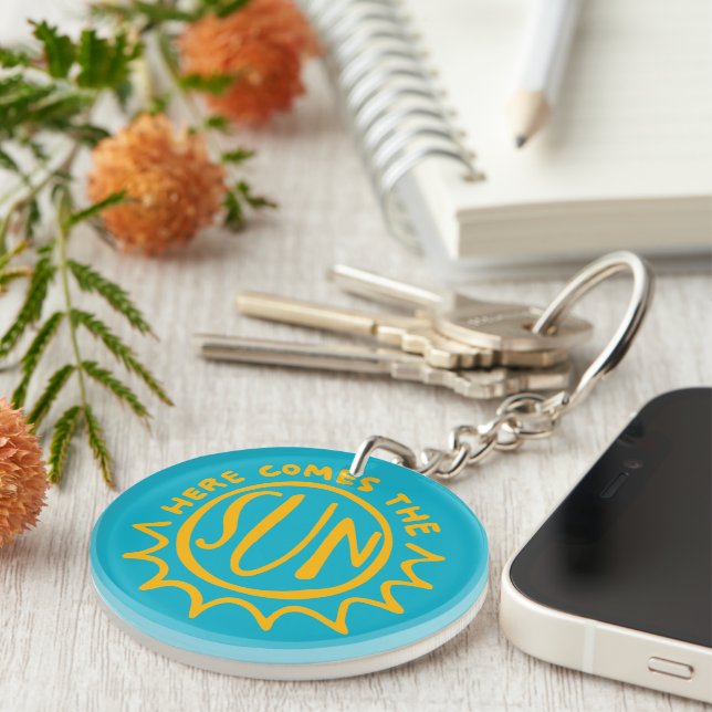 Here comes the sun keychain (Front Right)