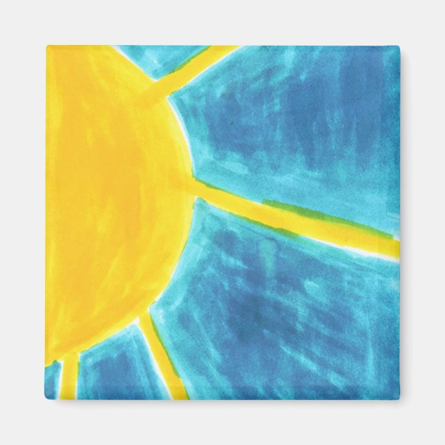 Here Comes The Sun Magnet (Front)