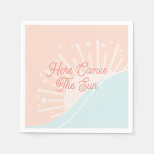 Here Comes The Sun Paper Napkin