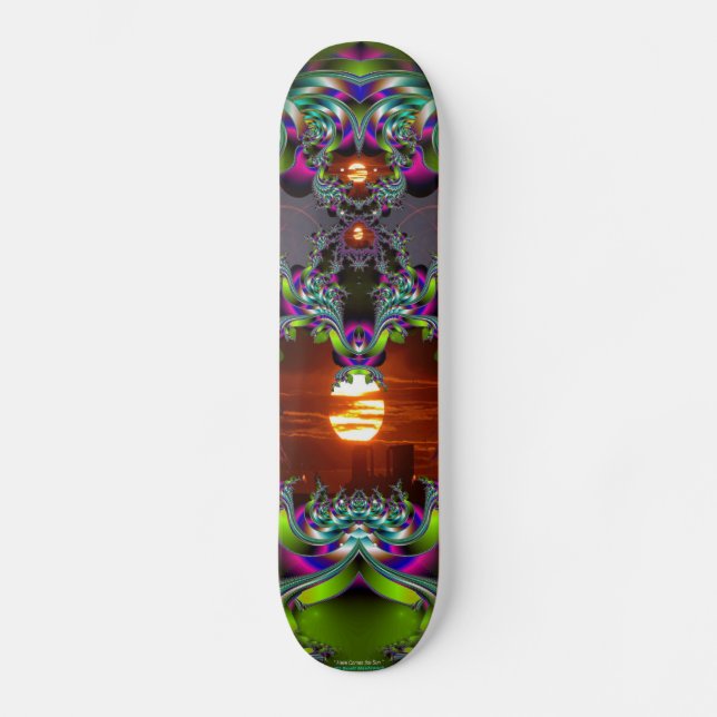Here Comes the Sun Skateboard (Front)