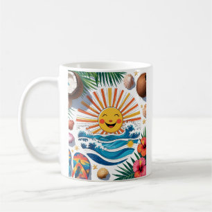 Here Comes the Sun – Tropical Boho Summer Mug