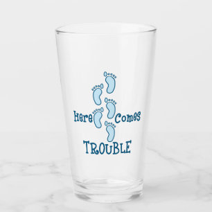 Here Comes Trouble Glass