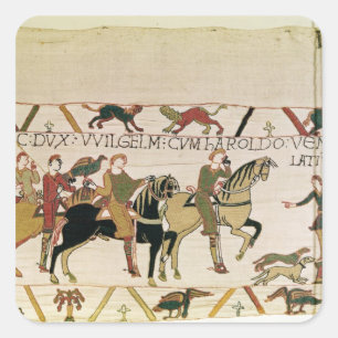 Here Duke William goes with Harold to his Square Sticker