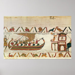 Here Earl Harold  returns to England Poster