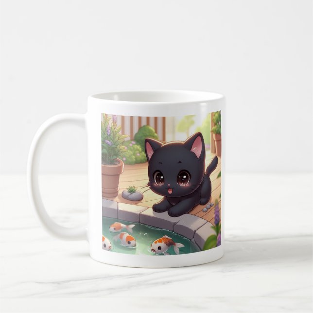 Here Fishy Fishy! Coffee Mug (Left)