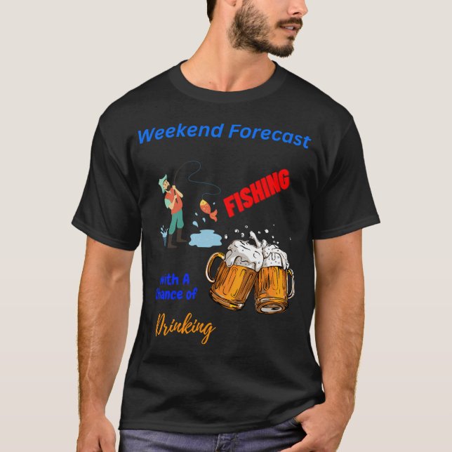 HERE FISHY FISHY / FISHING T-Shirt (Front)