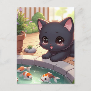 Here Fishy Fishy! Postcard